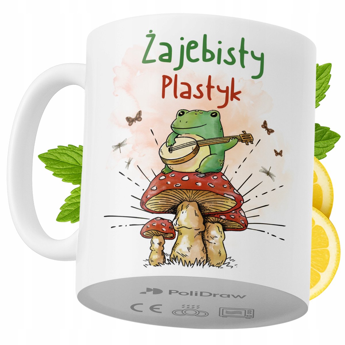 Kubek Dla Plastyka na Prezent z Nadrukiem ze Zdjęciem 330 ml PoliDraw + Opakowanie na prezent (wzór 04)