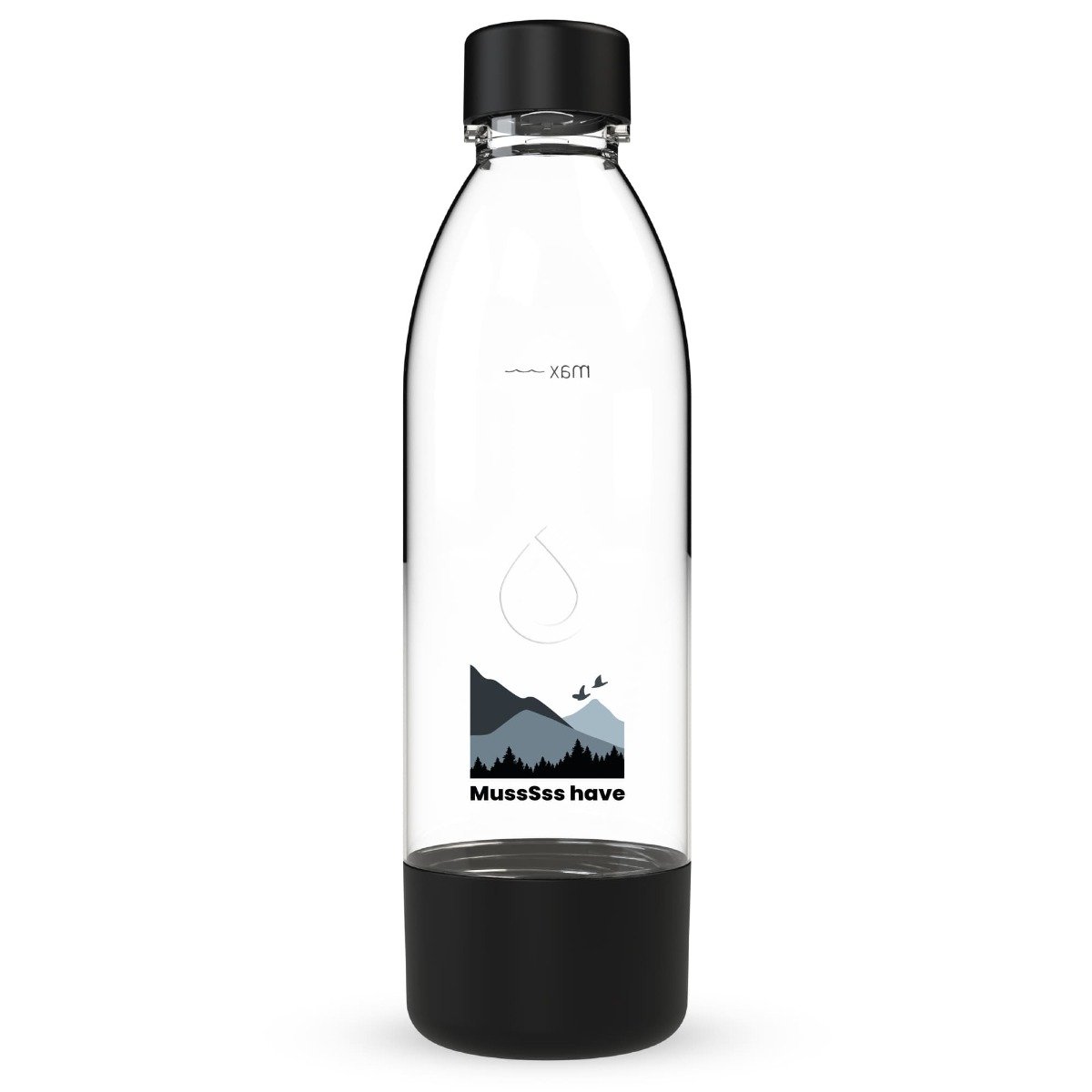 Pushair Butelka Do Saturatora Dafi 0,7 Czarna Góry