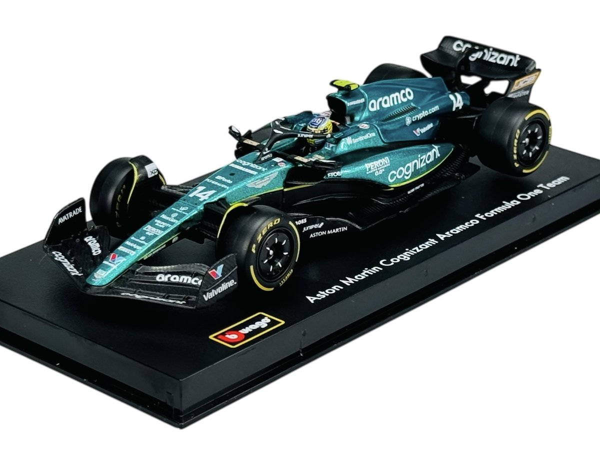 BBURAGO 2023 ASTON MARTIN AMR23 #14 FERNANDO ALONSO 38091 1:43 + GABLOTKA