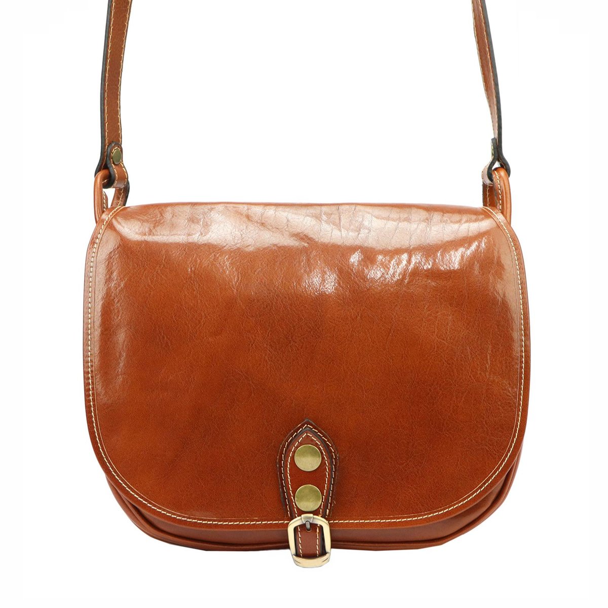 Skórzana listonoszka przez ramię stylowa Florence