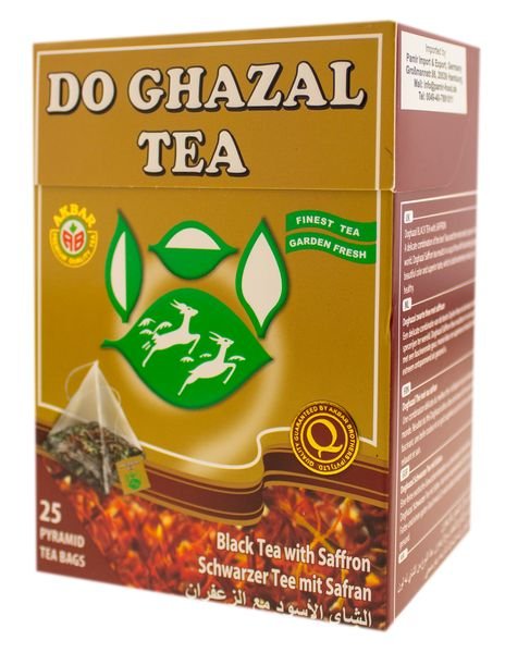 Herbata czarna z szafranem Do Ghazal 25 torebek