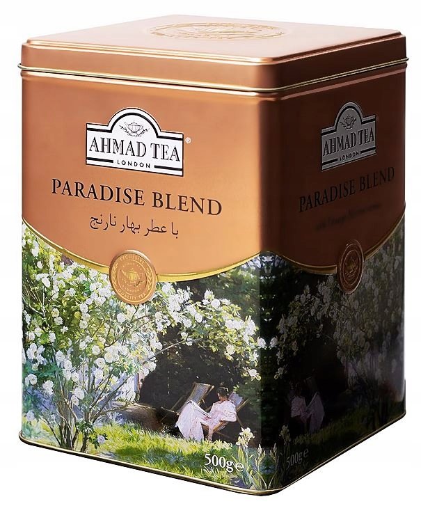 Black Leaf Tea Ahmad Tea Paradise Blend 500 g with orange blossom aroma