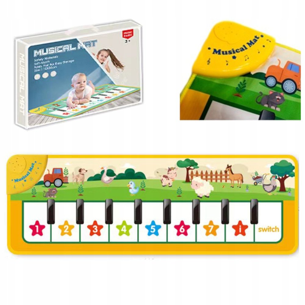 Mata Muzyczna Interaktywna Dla Maluszka Zwierzątka Ly898-1B