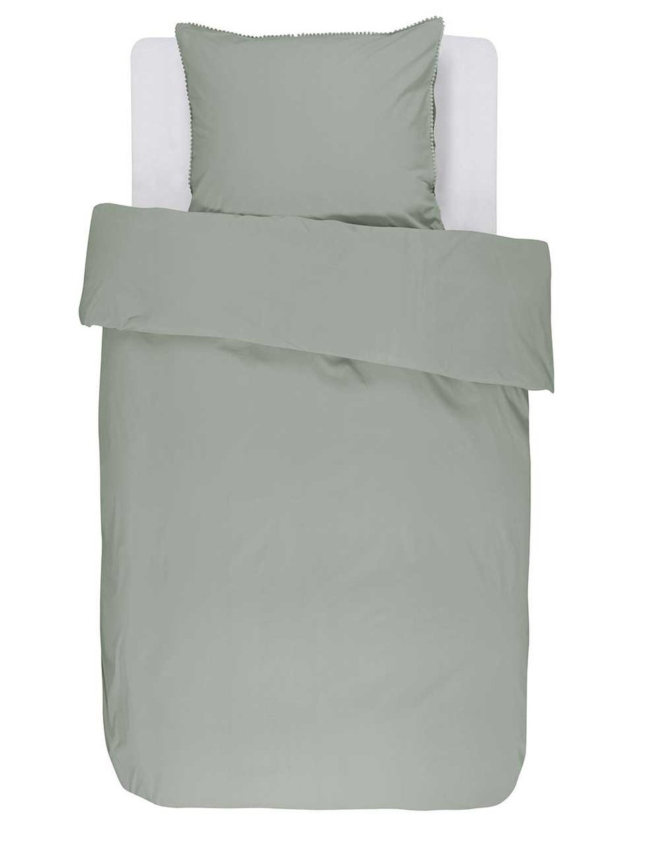 Bawełniany komplet pościeli satynowej, poszewki na kołdrę i poduszkę, 100% bawełna - minimalistyczny styl, Essenza