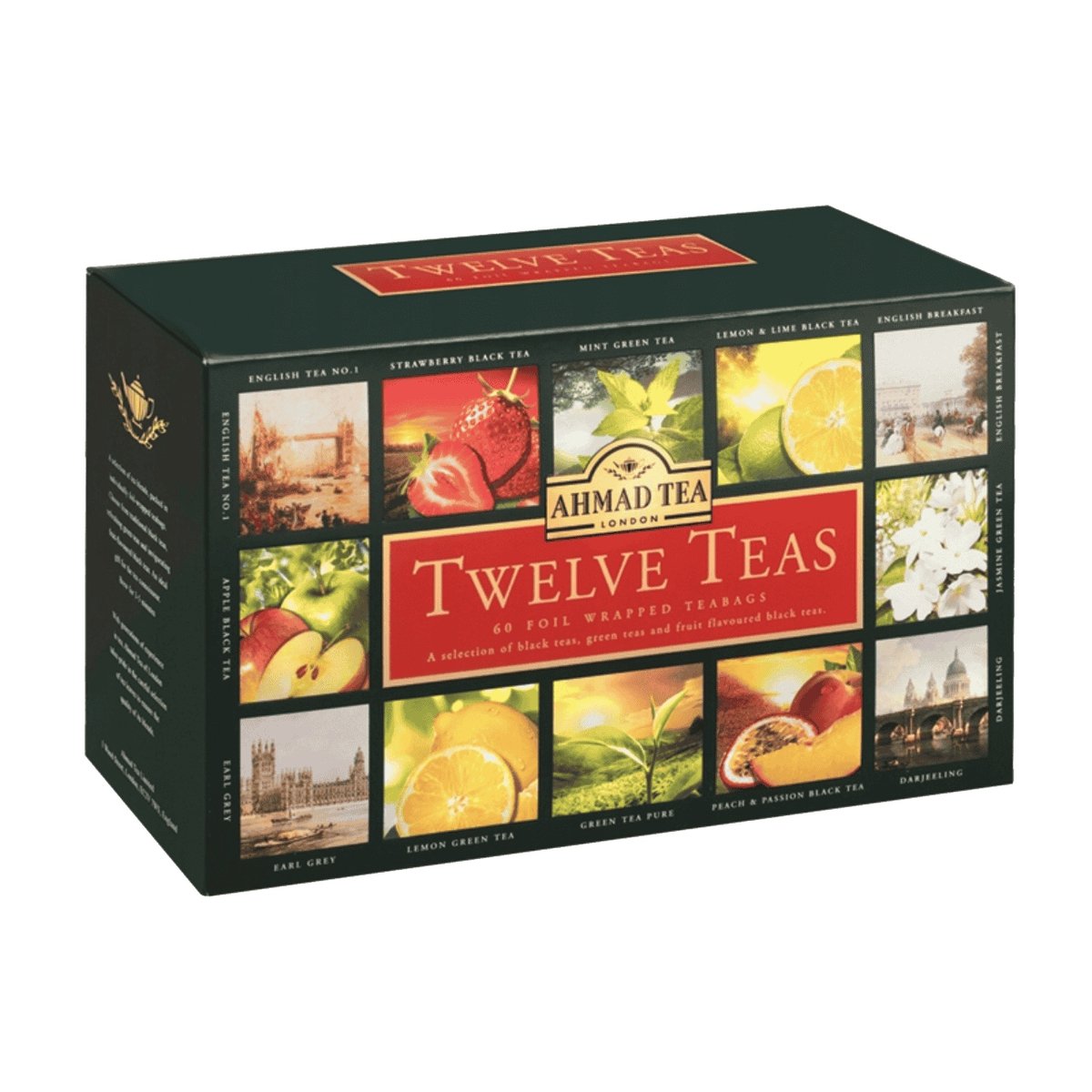 Ahmad Tea London Twelve tea set 60 envelopes