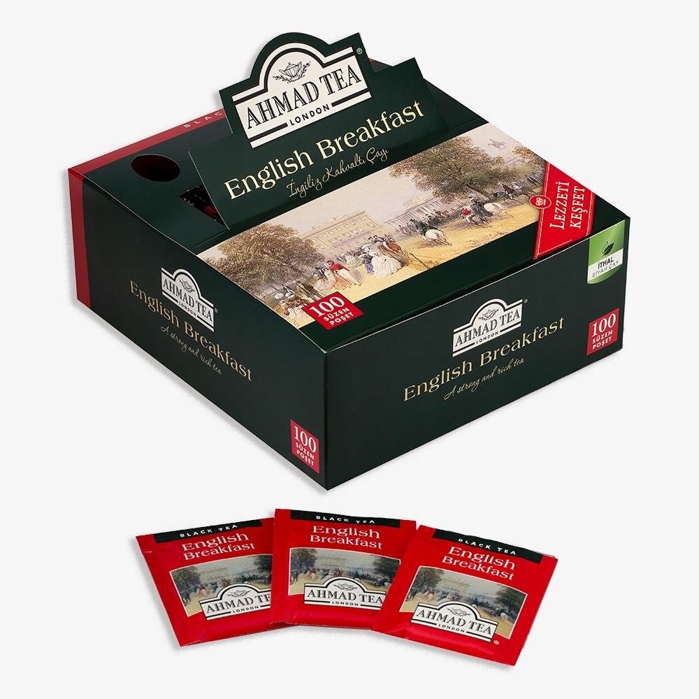 Ahmad Tea English breakfast 100 Aluminum envelopes
