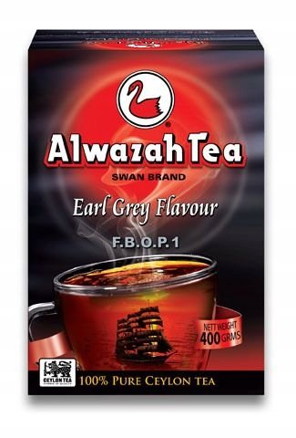 Alwazah tea Earl grey pure Ceylon Black leaf 400g loose