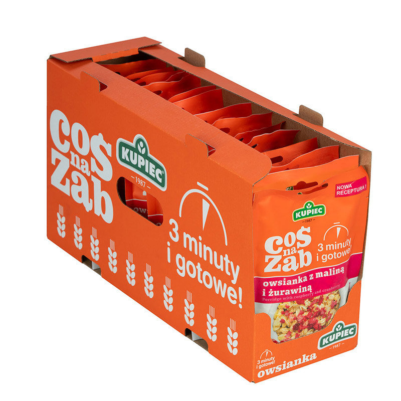 Zestaw 14 szt. Owsianka malinowo-żurawinowa 50g
