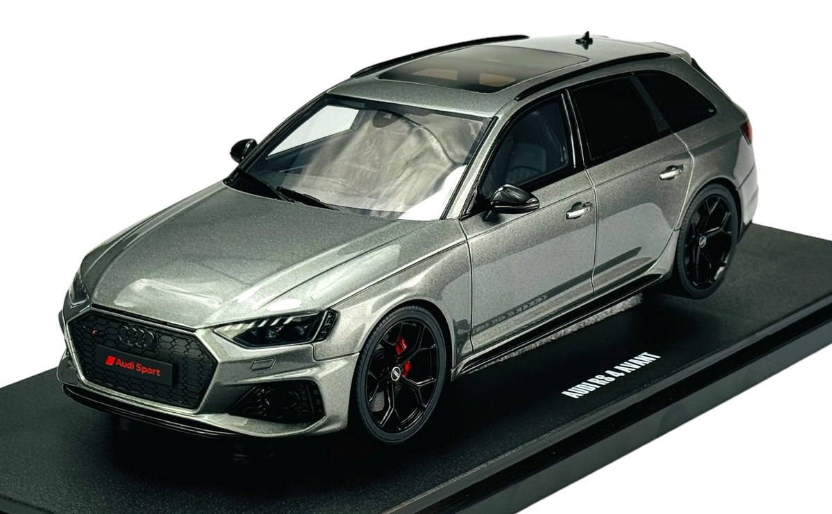 GT SPIRIT AUDI RS4 AVANT COMPETITION GRAFITOWY 1:18 GT456