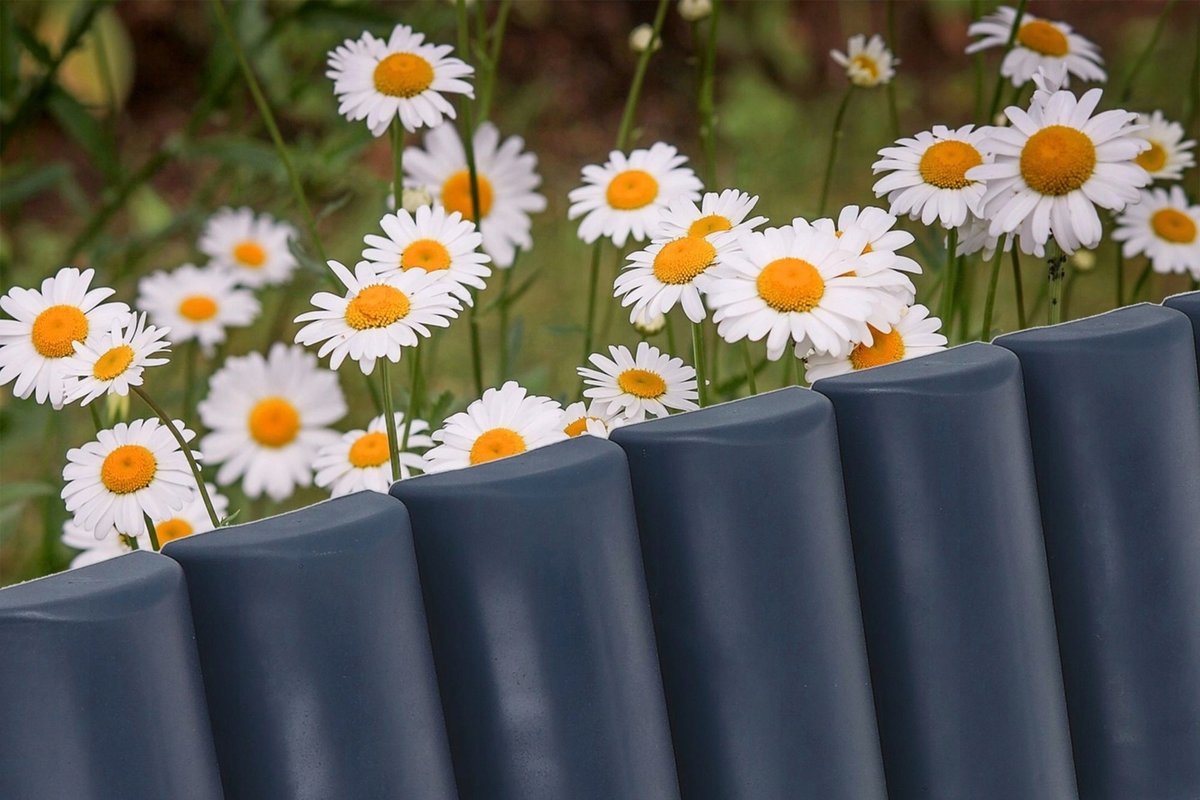 palisada ogrodowa płotek obrzeże 248 cm border - ANTRACYT