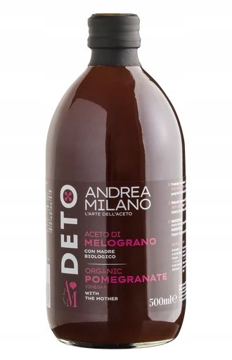 Andrea Milano DETO EKOLOGICZNY OCET Z GRANATU 0,5l