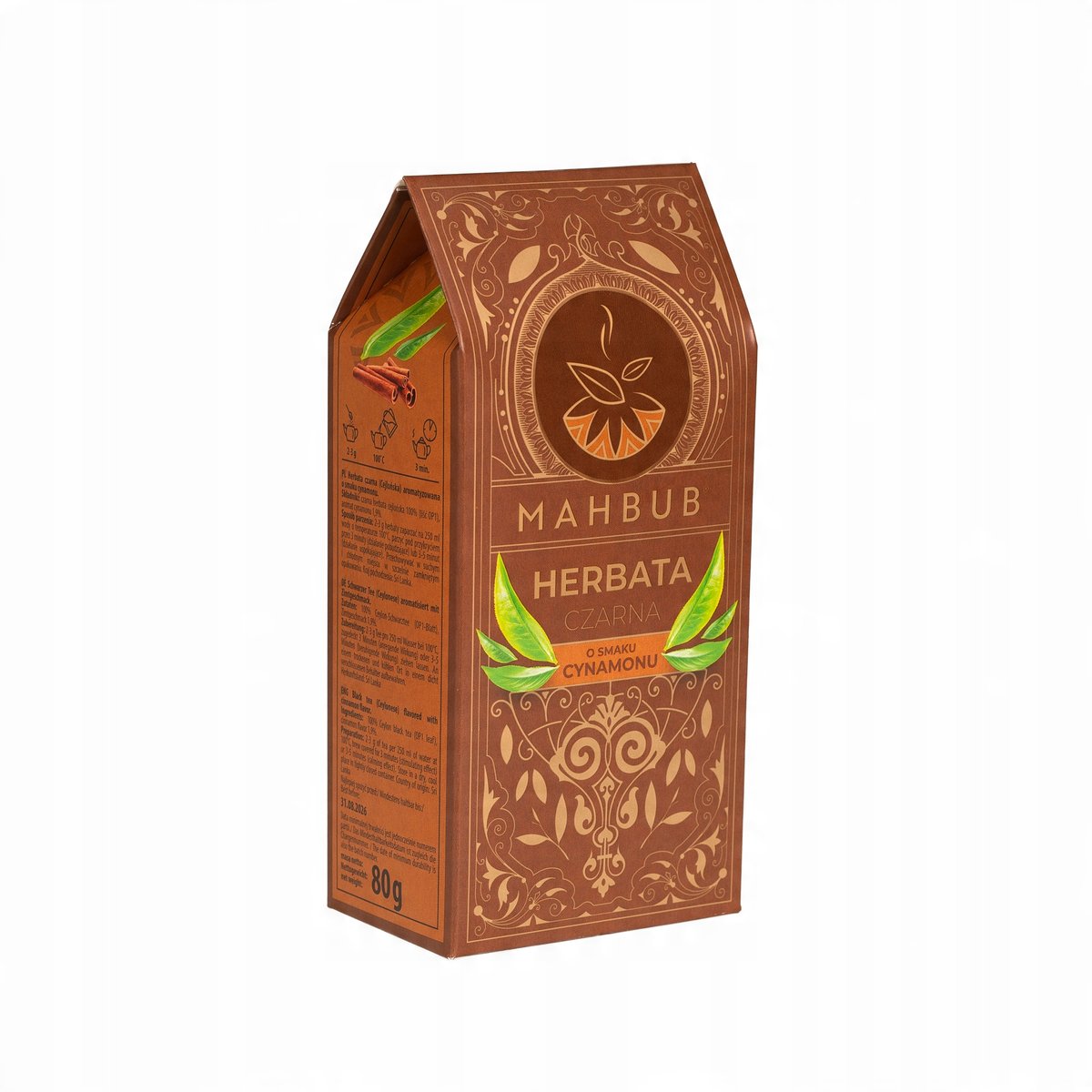 Mahbub Black Tea with cinnamon flavor 80g