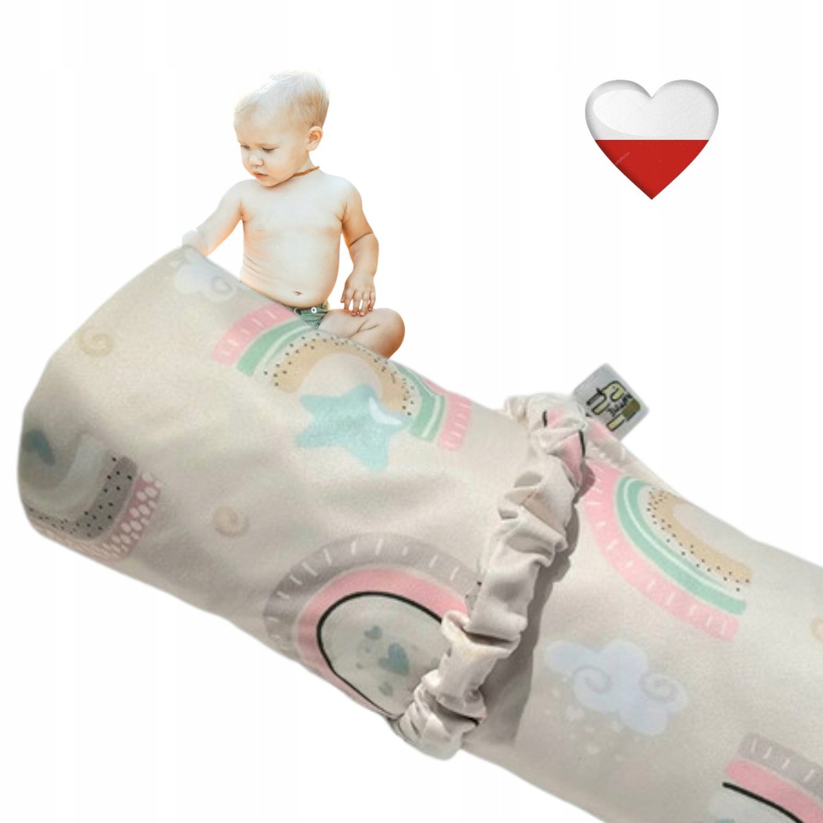 Mata do przewijania TĘCZA Mata Wielorazowa NappiMe