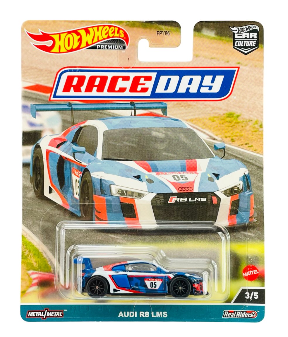 HOT WHEELS 2021 AUDI R8 LMS RACE DAY 3/5 HKC61
