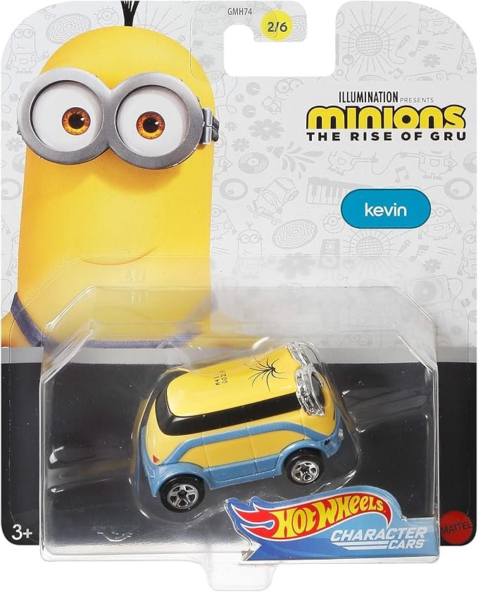 HOT WHEELS CHARACTERS MINIONKI KEVIN 2/6 GMH80