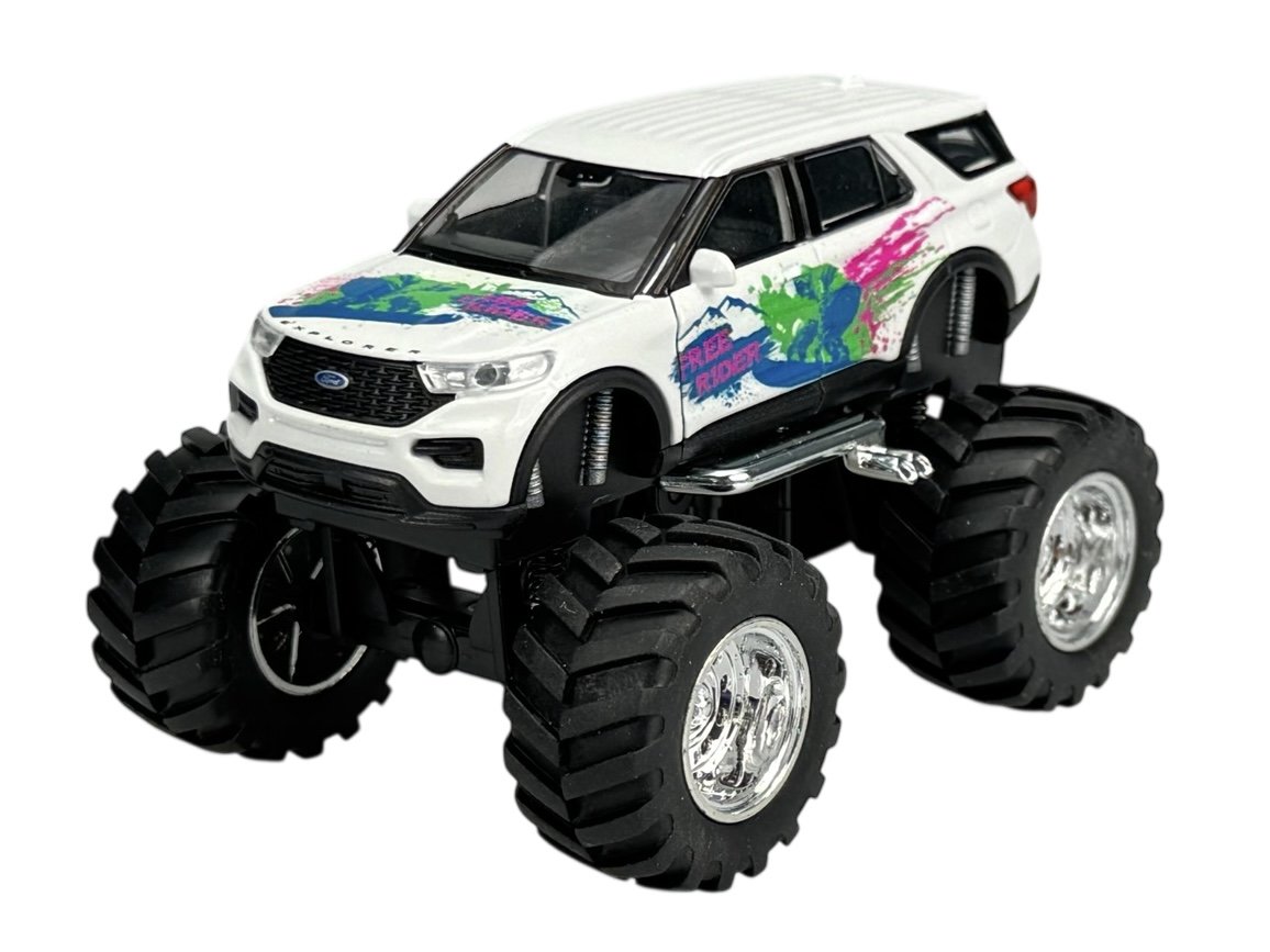 WELLY MONSTER TRUCK 2023 FORD EXPLORER BIAŁY 1:34 47011
