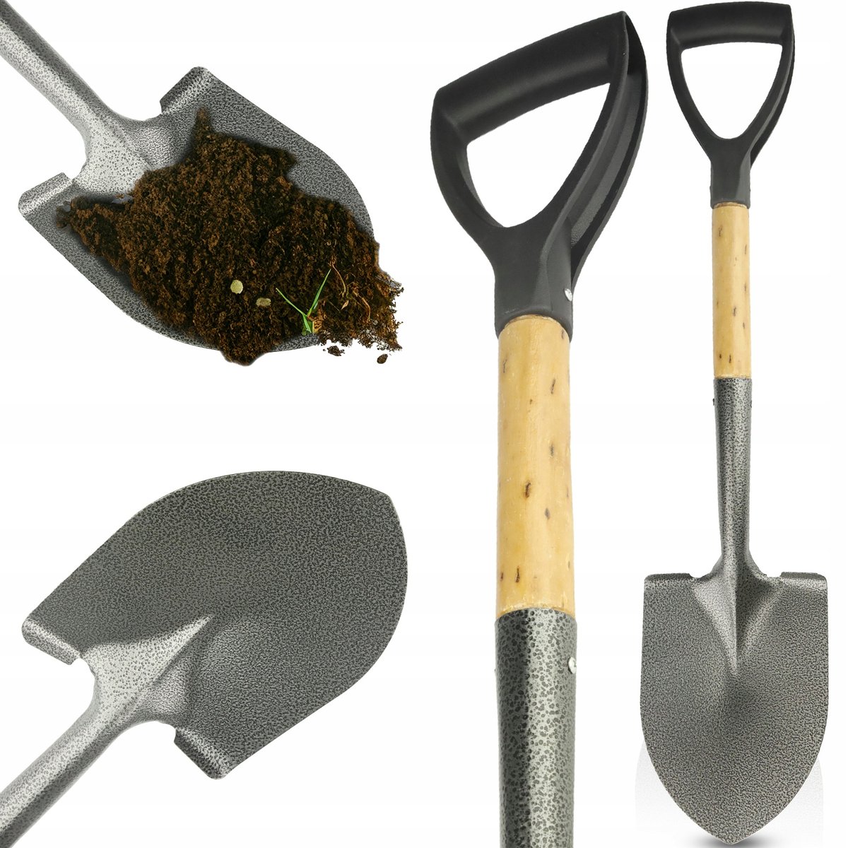 ŁOPATA OGRODNICZA 67x15CM DO KOPANIA PRZESADZANIA ZIEMI OGRÓD DZIAŁKA