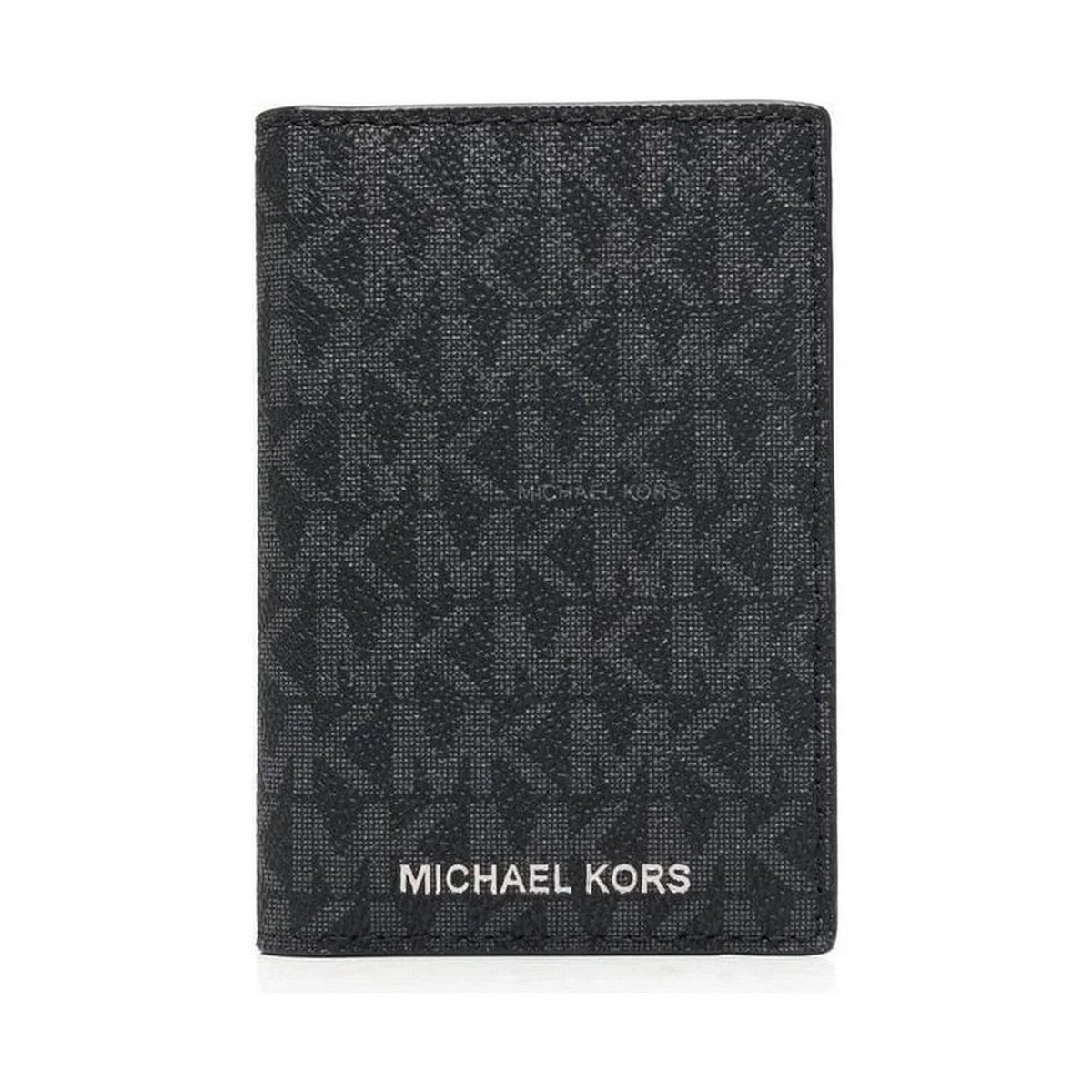 portafogli uomo michael kors - folding card case - nero
