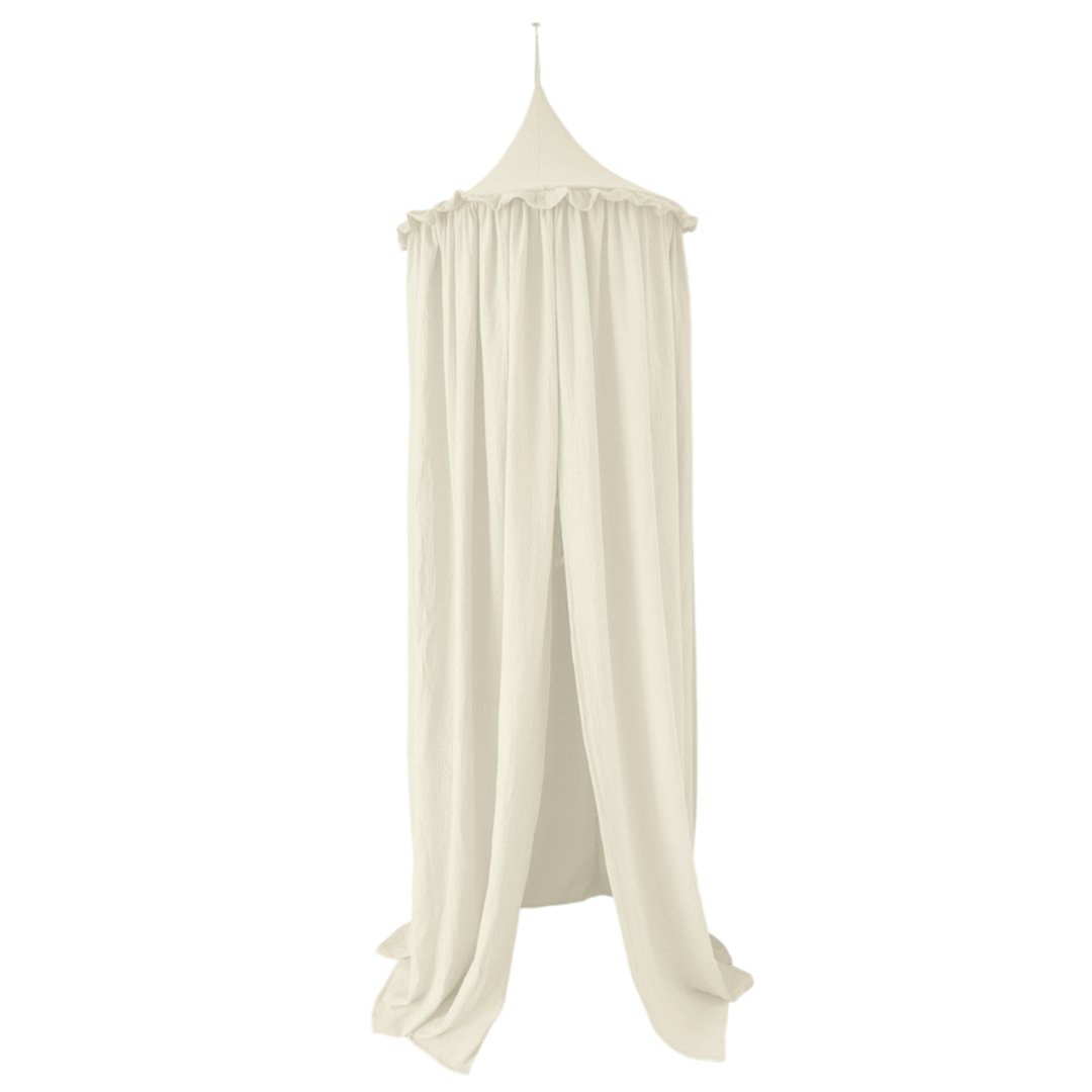 Baldachim sufitowy z falbanką 