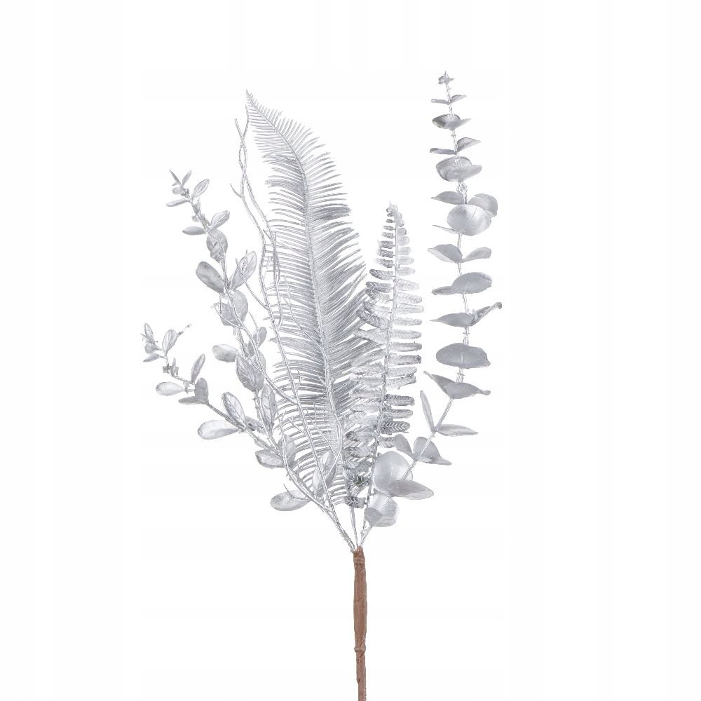 VILLA ITALIA Gałązka sztuczna srebrna mix 63 cm