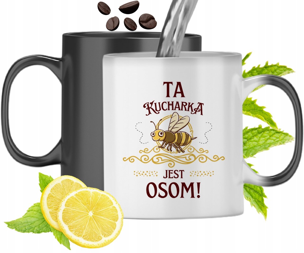 KUBEK MAGICZNY DLA KUCHARKI ZMIENIAJĄCY KOLOR z Nadrukiem ze Zdjęciem + Opakowanie na prezent (wzór 02)