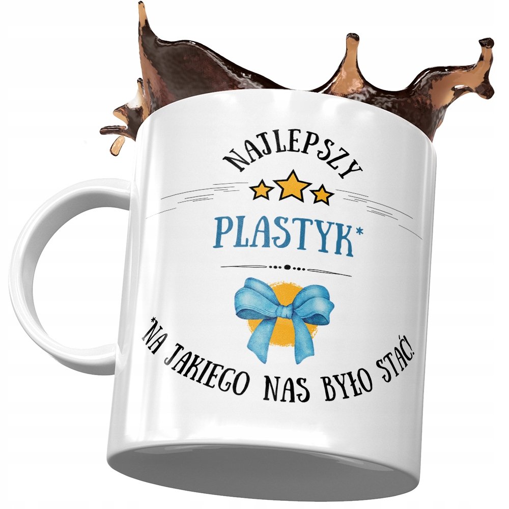 Kubek Dla Plastyka Najlepszy Plastyk Prezent z Nadrukiem ze Zdjęciem + Opakowanie na prezent (wzór 04)