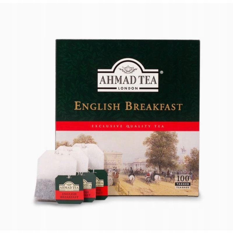 Ahmad tea English Breakfast 100 bags with pendants