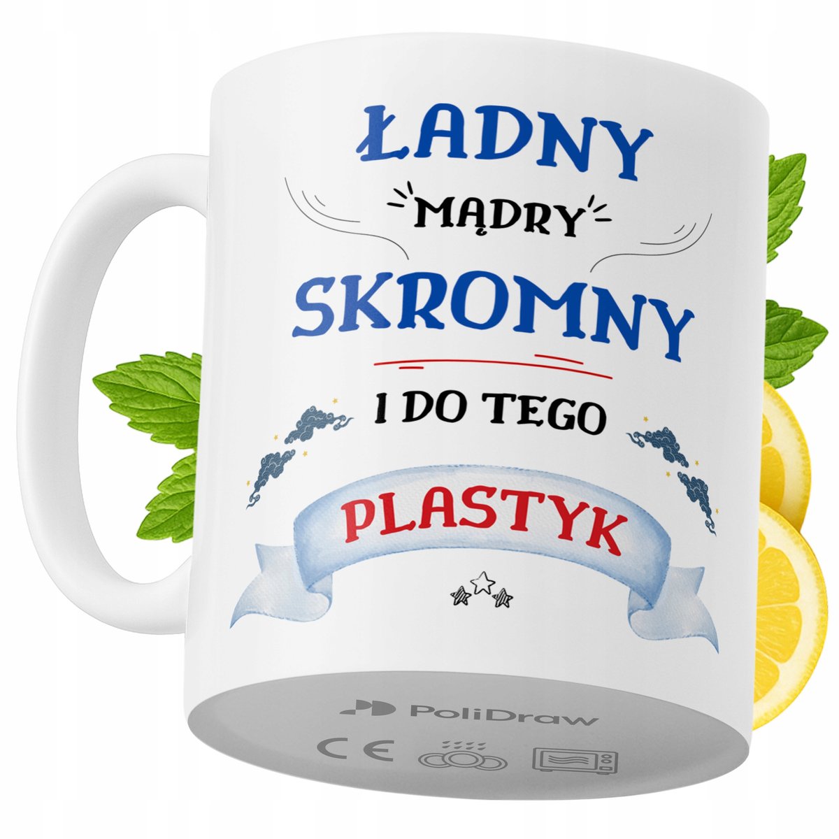 Kubek Dla Plastyka na Prezent z Nadrukiem ze Zdjęciem 330 ml PoliDraw + Opakowanie na prezent (wzór 02)