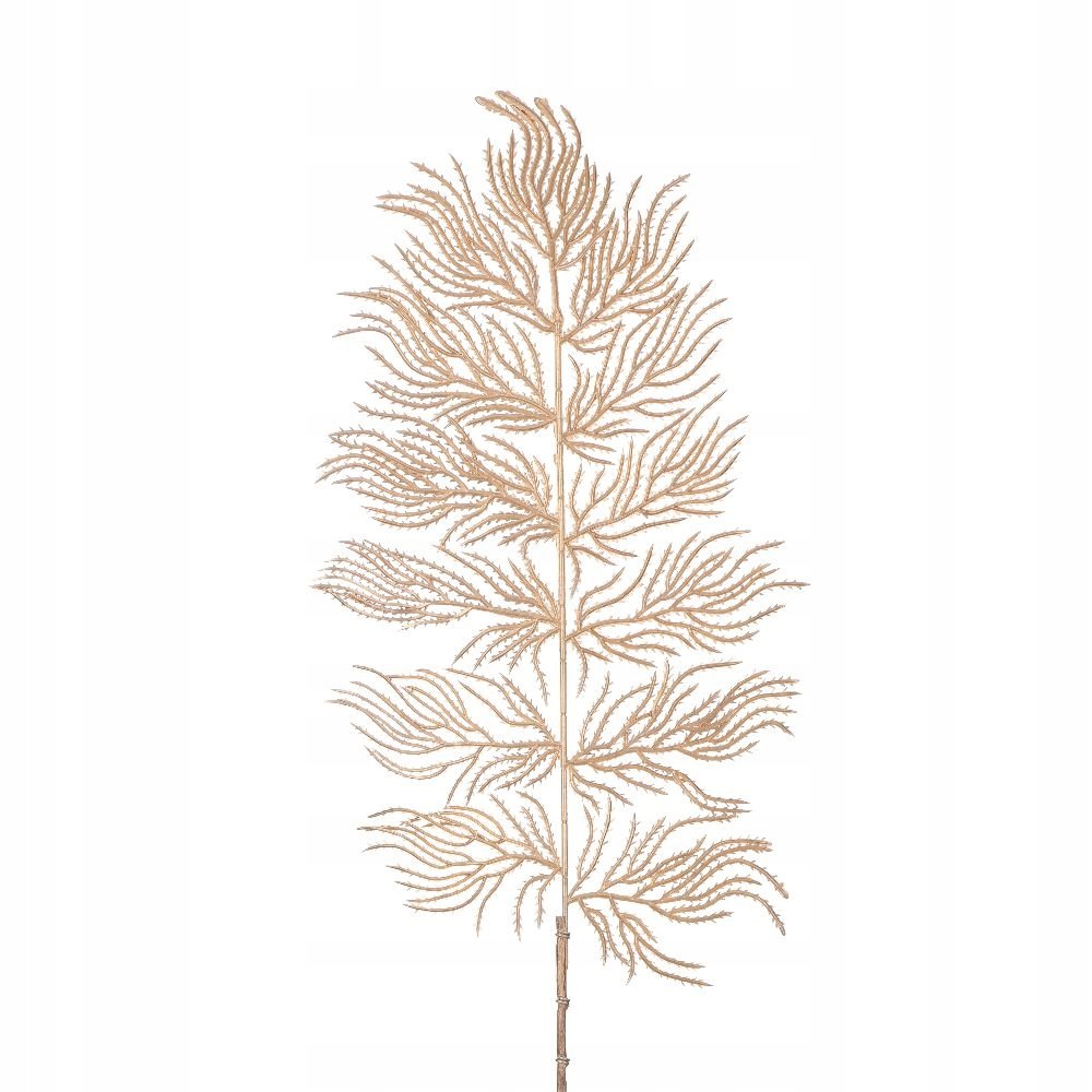 VILLA ITALIA Gałązka sztuczna paproć złota 84 cm