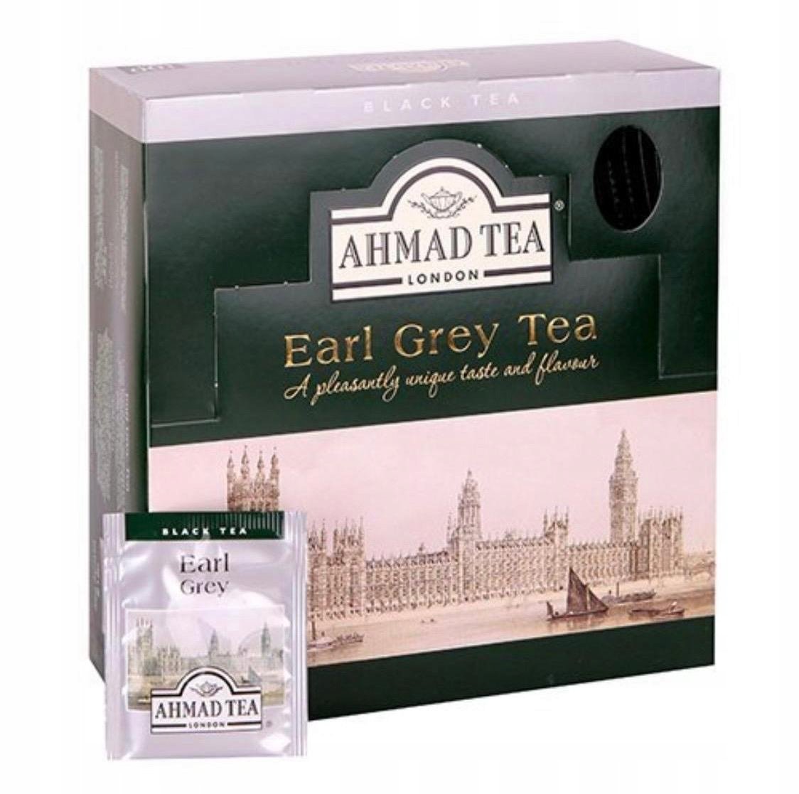 Ahmad Tea Earl grey 100 Aluminum envelopes