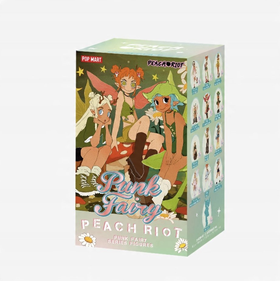 Original Pop Mart Peach Riot Punk Fairy Series Figures popmart