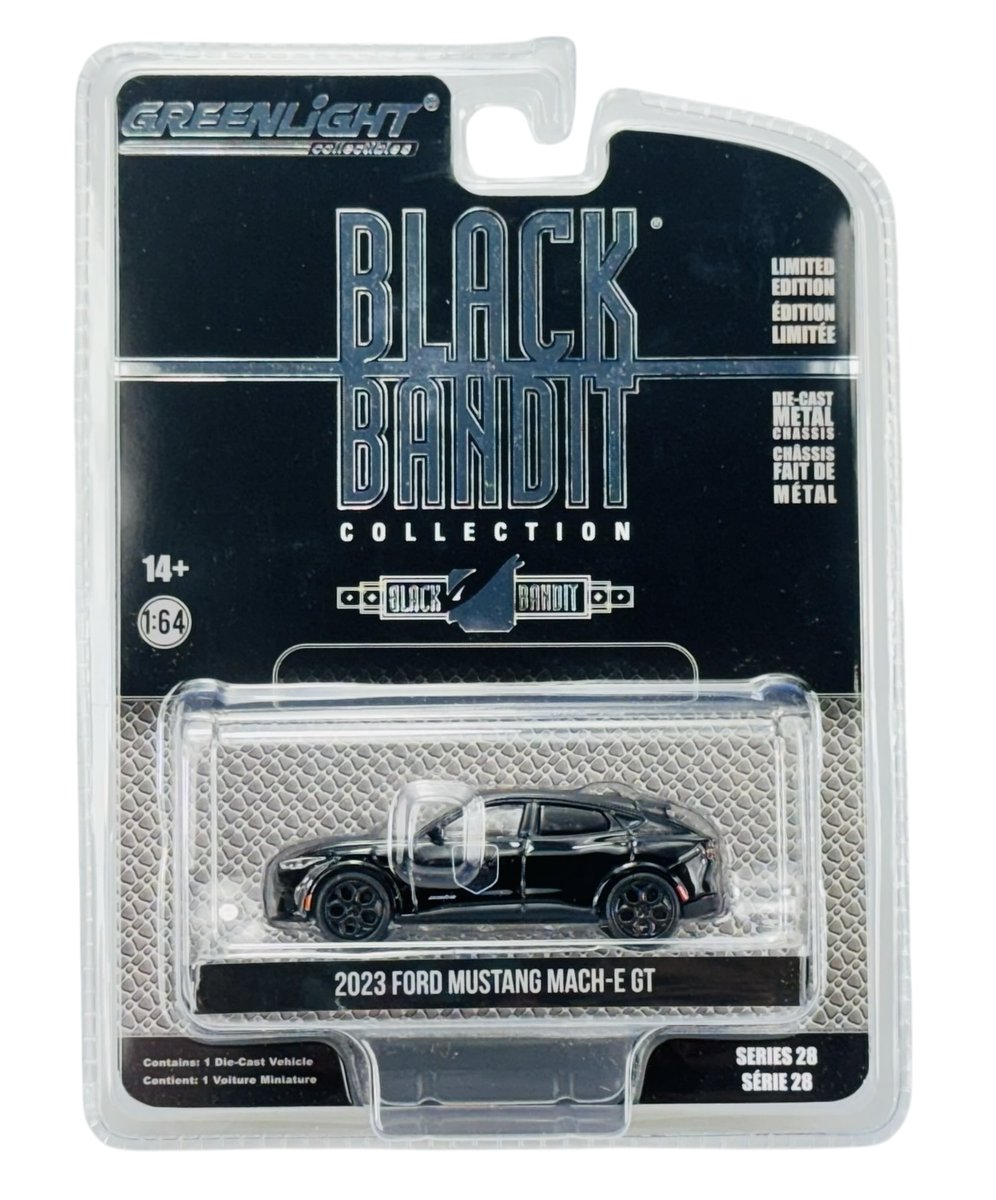 GREENLIGHT BLACK BANDIT 2023 FORD MUSTANG MACH-E GT 1:64 28130-F