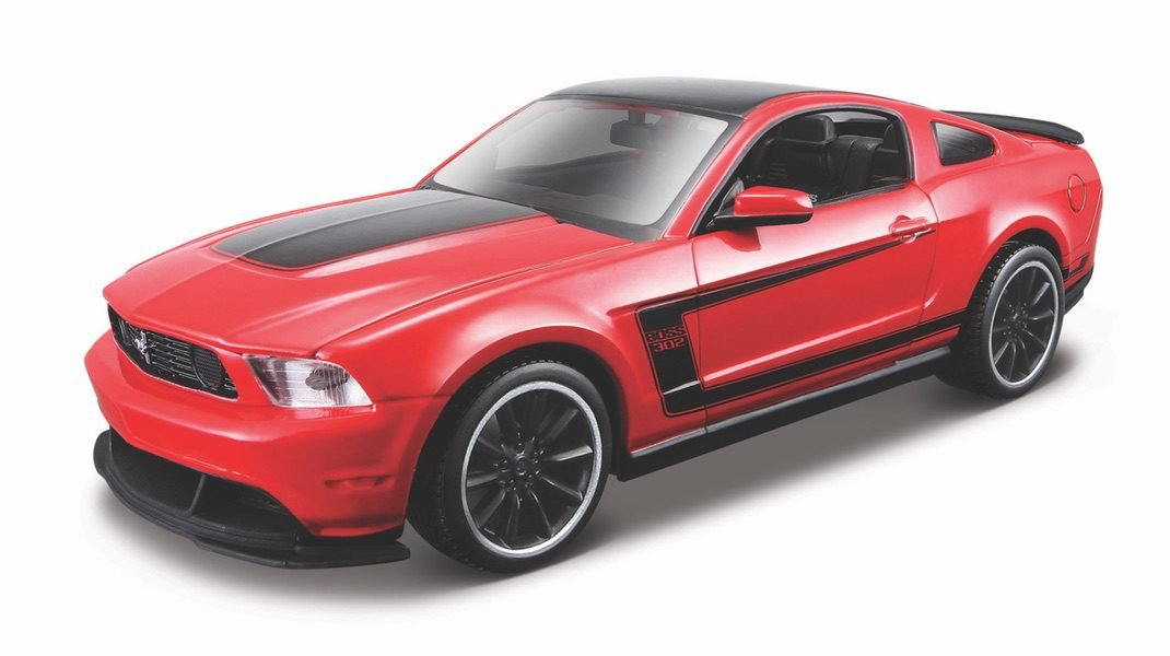 MAISTO FORD MUSTANG BOSS 302 CZERWONY 1:24 DO SKŁADANIA 39269