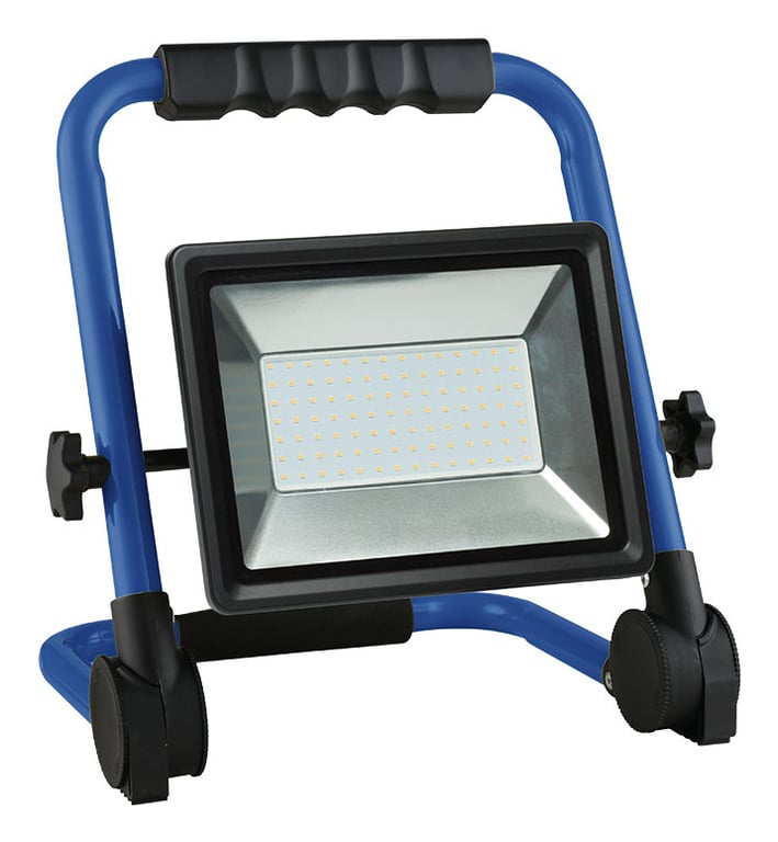 as-Schwabe 46342 oświetlenie robocze Czarny, Niebieski LED 100 W