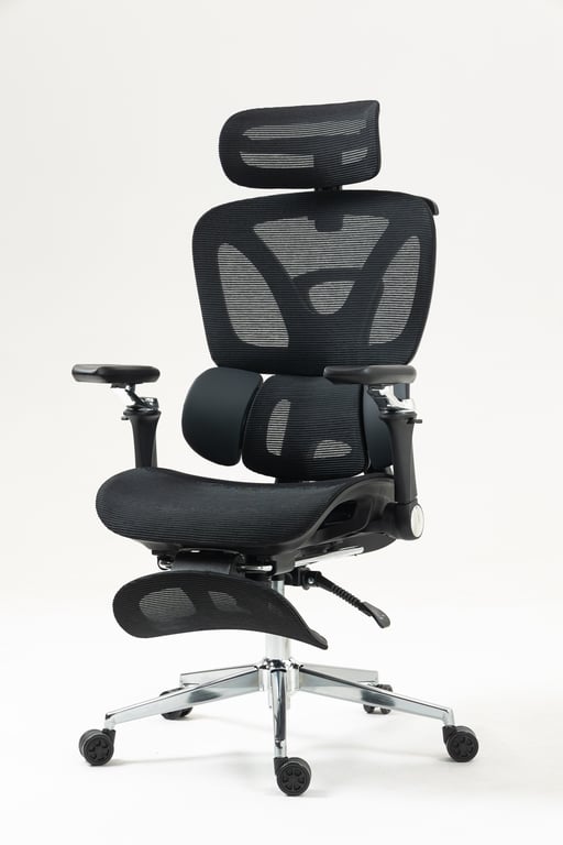 Activejet Ergonomiczny fotel biurowy YK848 czarny