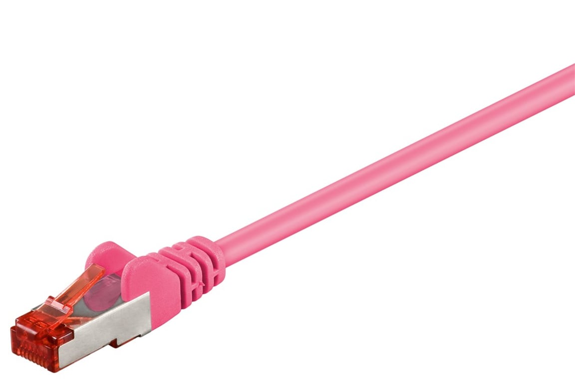 Goobay 95505 kabel sieciowy Purpurowy 3 m Cat6 S/FTP (S-STP) 95505