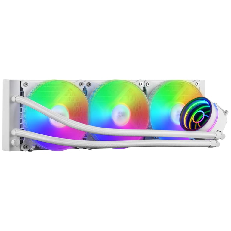 Mars Gaming MLONE360W system chłodzenia komputerów Procesor Chłodnica cieczy all-in-one 12 cm Biały 1 szt. MLONE360W