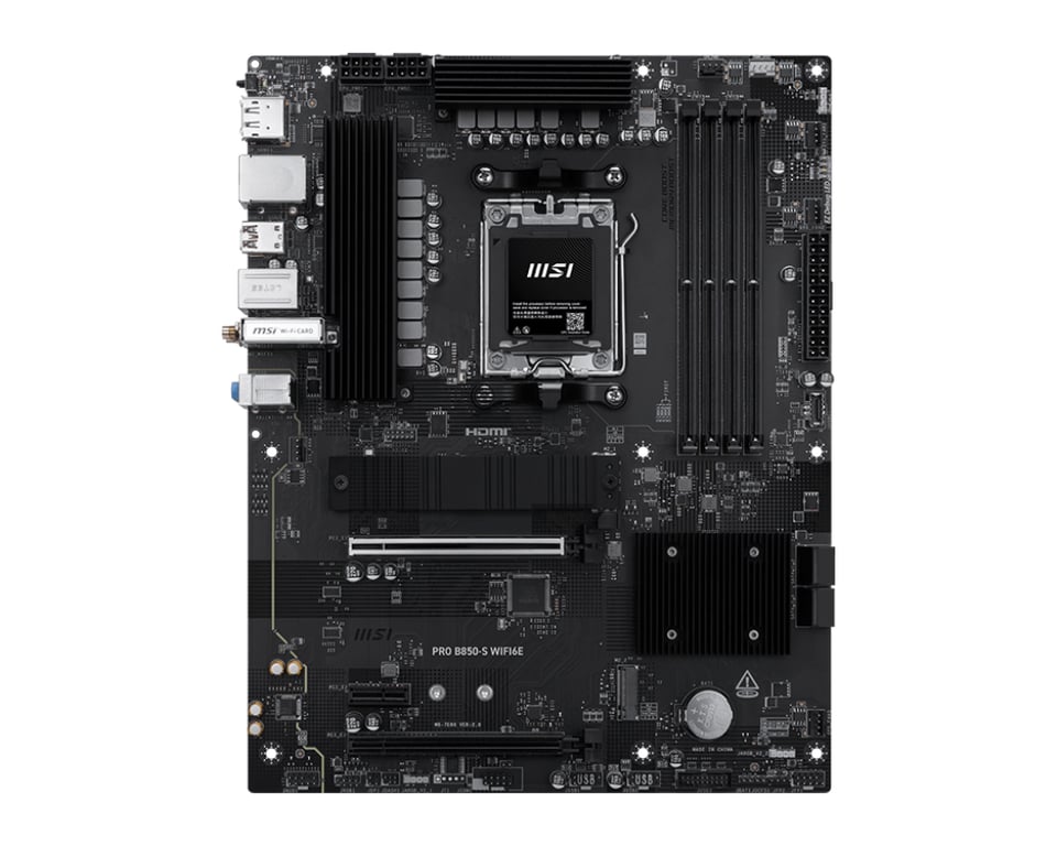 MSI PRO B850-S WIFI6E AMD B850 Gniazdo AM5 ATX PRO B850-S WIFI6E