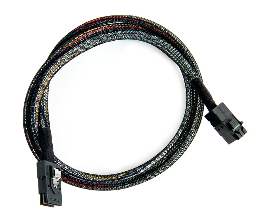 Microsemi ADAPTEC I-HDMSAS-MSAS-1M 6 Gbit/s Czarny 2279700-R