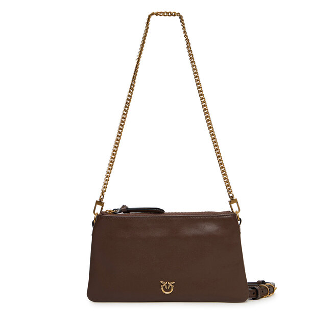 Torebka PINKO Double Mini Al 25-26 PLTT 105359 A0QO Brązowy