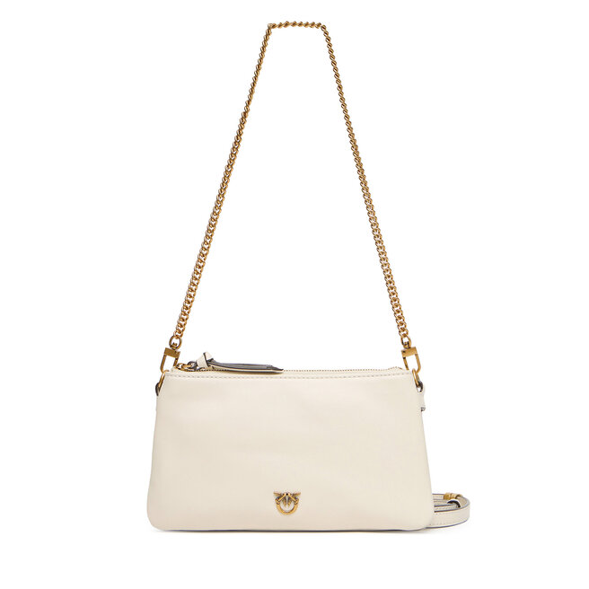 Torebka PINKO Double Mini Al 25-26 PLTT 105359 A0QO Biały