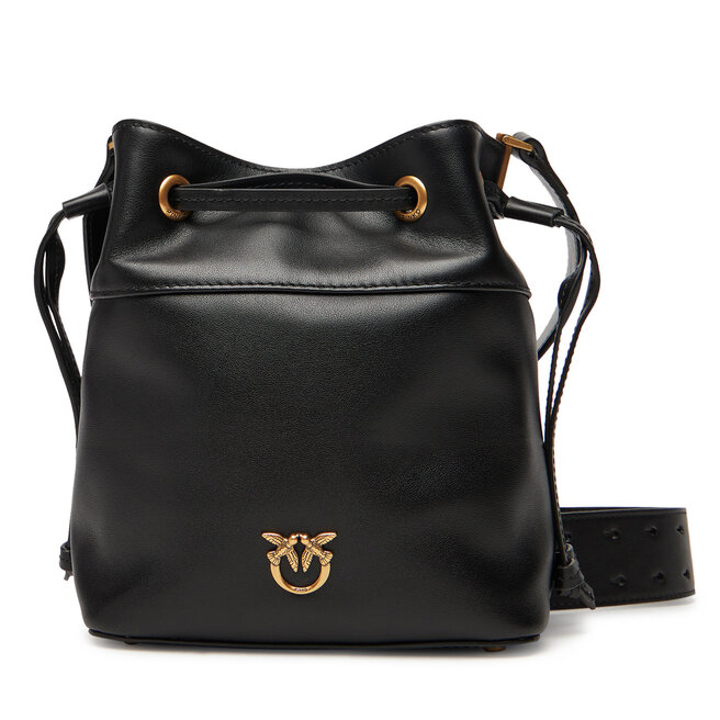 Torebka PINKO Secchiello Mini Al 25-26 104303 A0QO Czarny