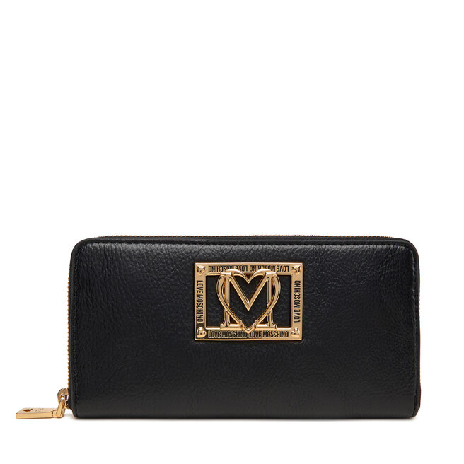 Duży Portfel Damski LOVE MOSCHINO JC5603PP1NLI0000 Czarny