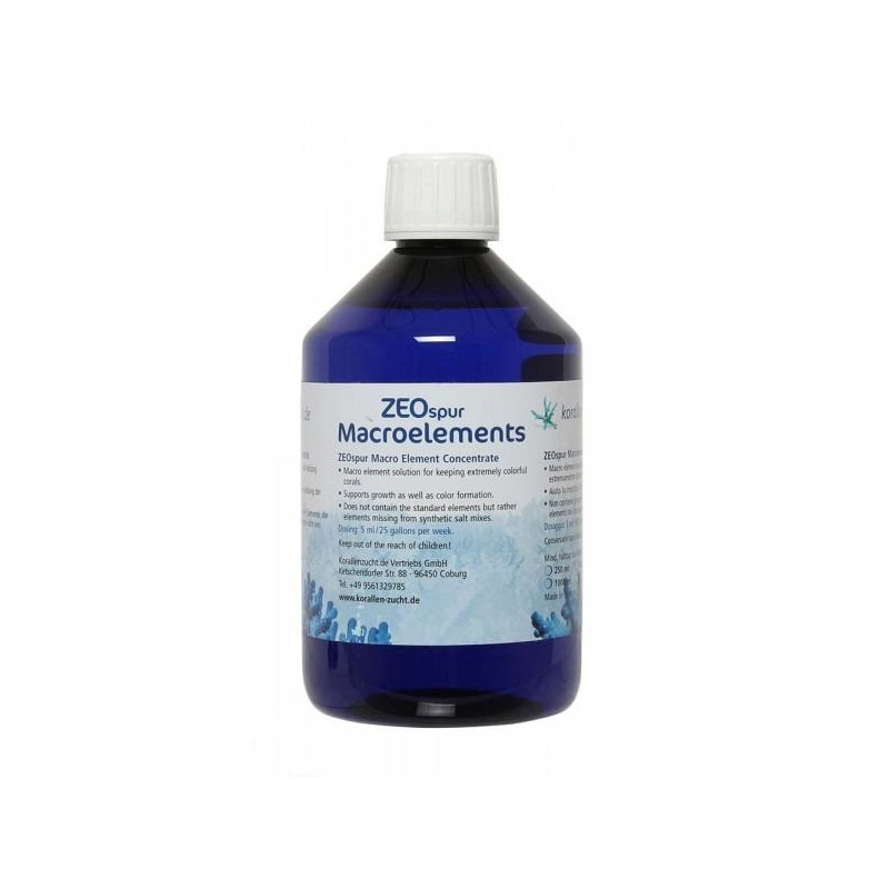 Korallen Zucht ZEOspur Macroelements 250 ml