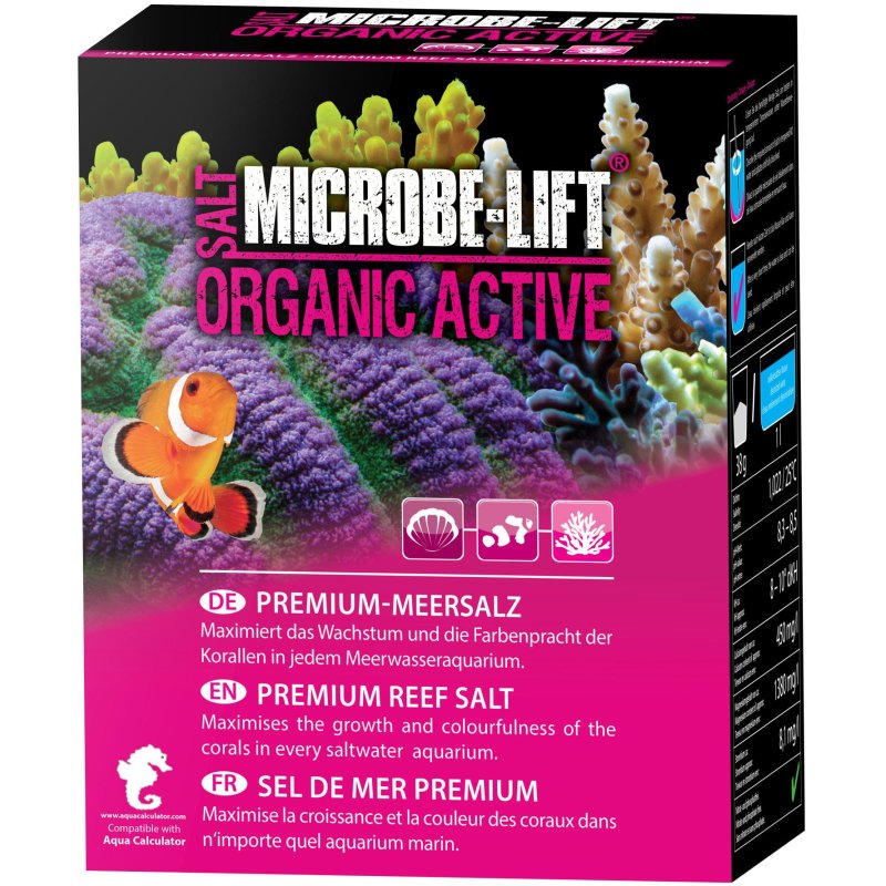 MICROBE-LIFT ORGANIC ACTIVE SALT 1KG - Sól Morska