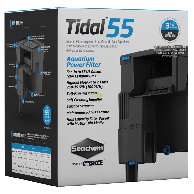 Seachem filtr kaskadowy Tidal 55