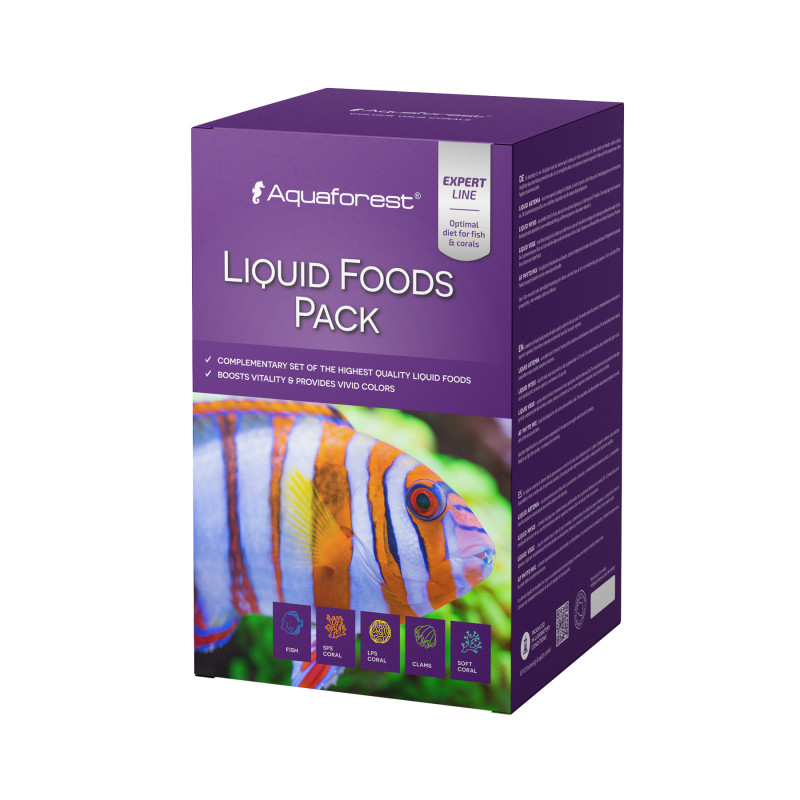 Aquaforest Liquid Foods Pack 4x250 ml