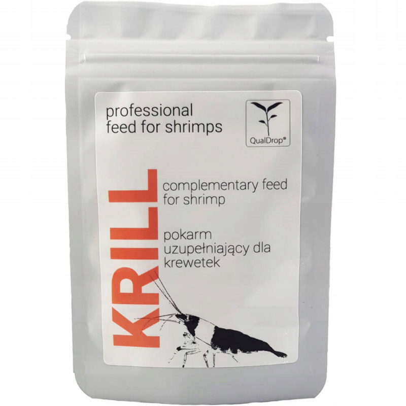 QualDrop KRILL 10g pokarm uzupełniający dla krewetek