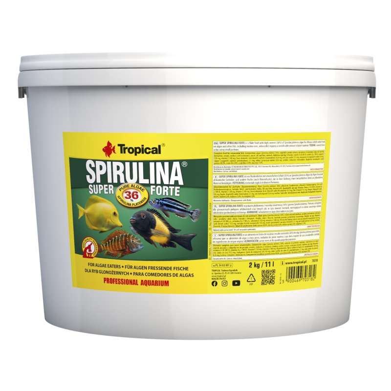 Tropical SUPER SPIRULINA FORTE 36% 11L/2KG