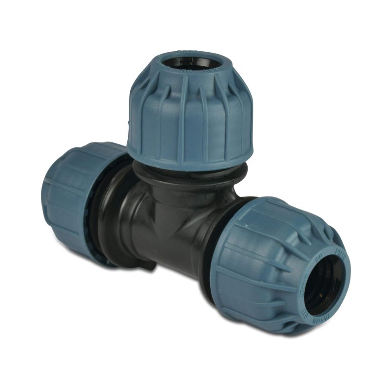 Jason Trójnik 90° PP 25 mm zacisk 10 bar